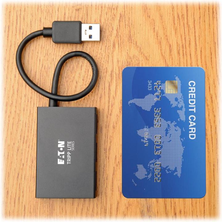 Image du produit Eaton 4 ports USB 3.0 SuperSpeed Slim Hub 5Gbps 4x USB-A Portable Aluminum (USB-C, 4 Ports)