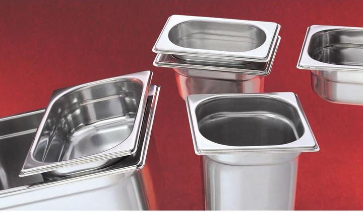 Produktbild GN Schalen GN-Deckel 1/4 mit Silikondichtung Edelstahl 26.5x16.2cm (GN 1/4)