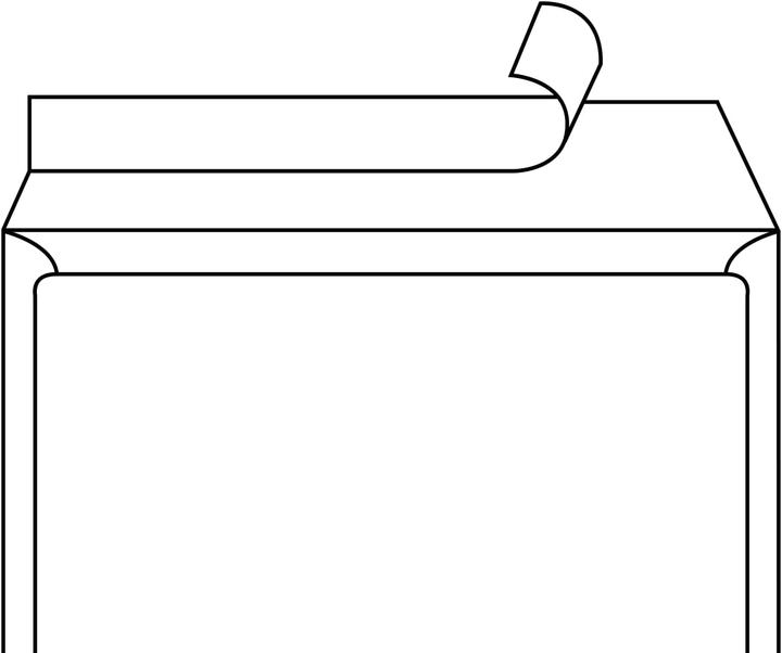 Produktbild Netuno Briefumschläge DIN C6 haftklebend, ohne Fenster, 1000 Stück (114 x 162 mm, 1000 x)