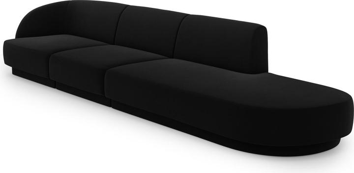 Actual product image Micadoni Boucle Right Sofa, "Miley", 4 Seats, 323x90x70Made in Europe (2 person sofa, 3-seater, 4-seater)