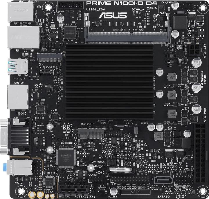 ASUS Prime N100I-D D4-CSM (NA (integrated CPU), Mini-ITX)