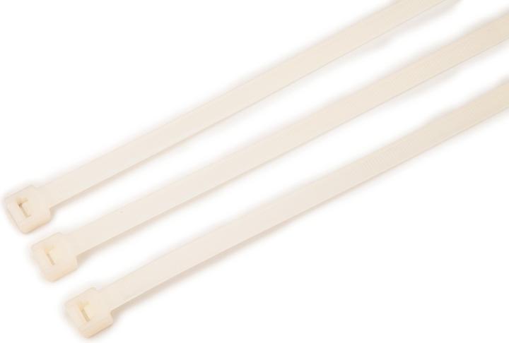 3M FS 200 C-C - Collier de serrage à insertion parallèle - Nylon - Noir - Blanc - 5 (Serre-câbles en plastique, 200 mm, 50 pcs)