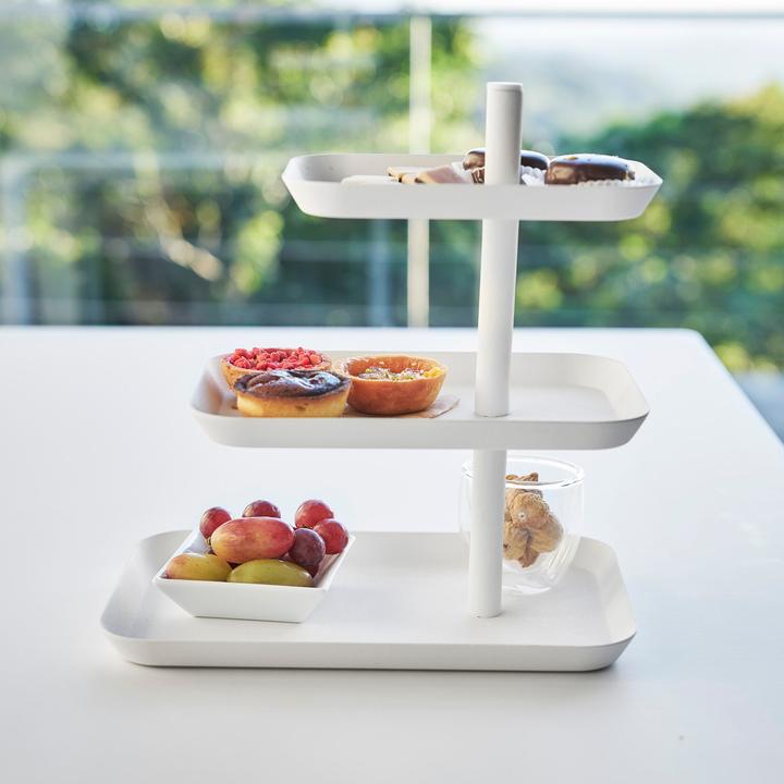Produktbild Yamazaki 3-stöckige Etagere mit drehbaren Ablagen TOWER