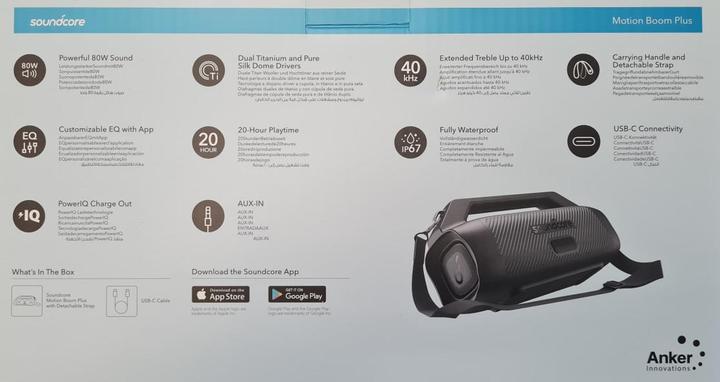 Produktbild soundcore Motion Boom Plus (20 h, Akkubetrieb)