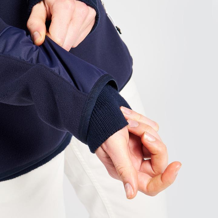 Image du produit Tribord Veste polaire voile femme chaude 500 bleu (L)