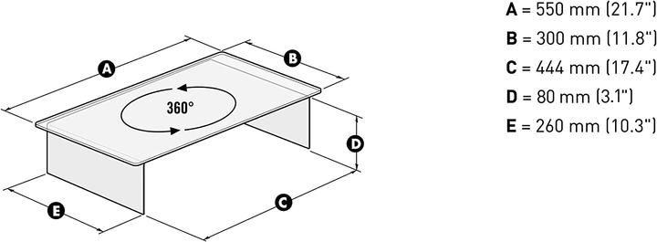 Produktbild Meliconi Rotobridge Elite M (Tisch, 70 kg)