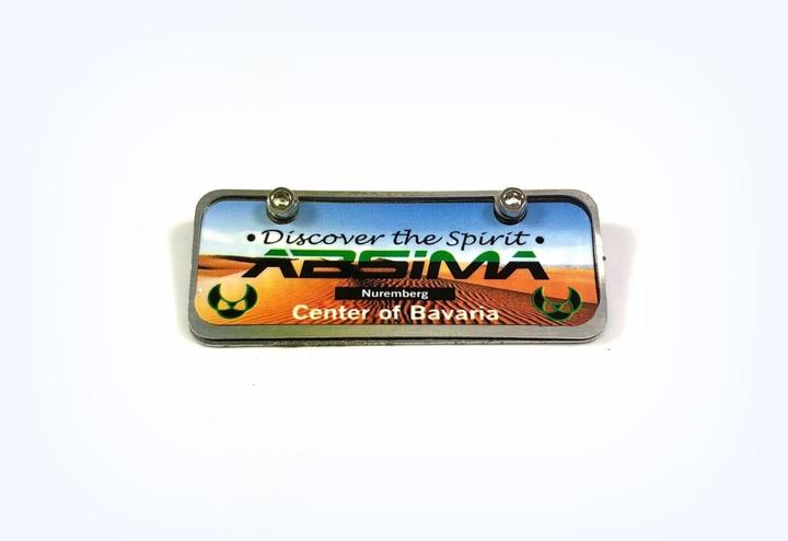 Produktbild Absima 2320101 RC-Modellbau Zubehör Kennzeichenhalterungen hinten