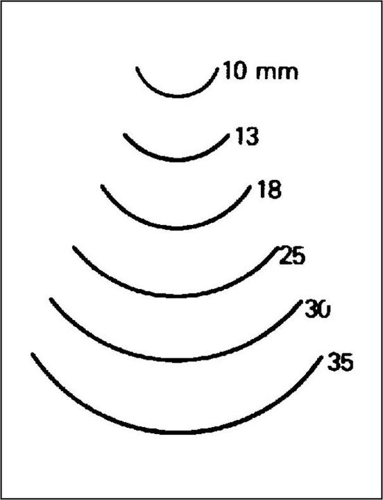 Produktbild Bildhauereisen längsgekröpfte Form (10 mm)
