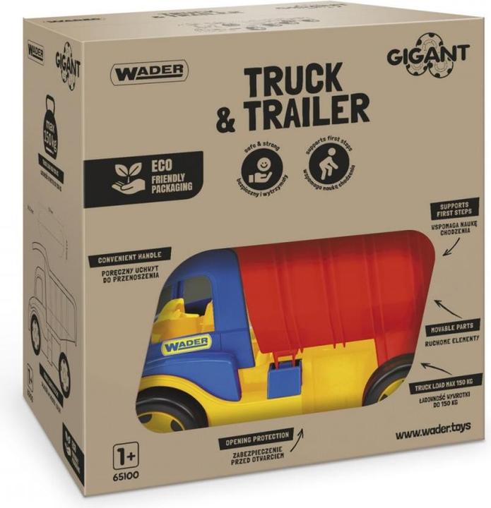 Produktbild Wader Kipper mit Anhänger 107 cm Gigant Truck