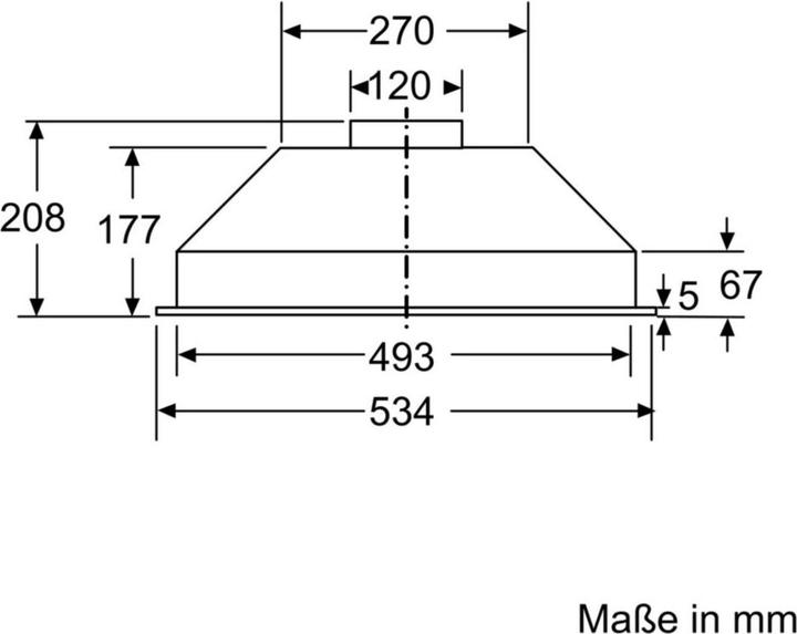 Actual product image Neff DNAA511C (Hut ventilator)