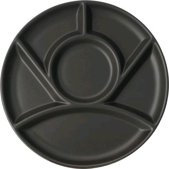 Immagine prodotto Eva- Kochen und Haushalt Piatto fonduta Eva nero opaco Ø22 cm