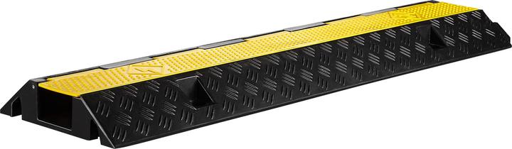 Wiltec Ponte per cavi canalizzati 20t 30km/h protezione antiscavalcamento 98x26x6,5cm Cavo canalizzato Cavo (Ponte cavo, 98 cm)