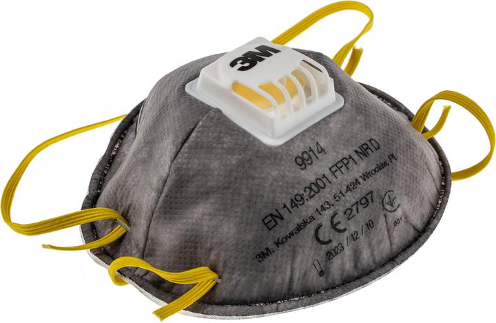 Actual product image 3M FFP1 9914valved nuisanceodour respirator (FFP1, 1 x)
