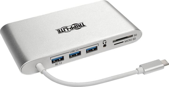 Eaton Tripp Lite Series USB C Docking Station 4K USB Hub USB 3.1 Gen 1 w/ USB-A, HDMI, VGA, mDP, Gigabit Ethernet, Mem Card (USB-C, 1 Ports)