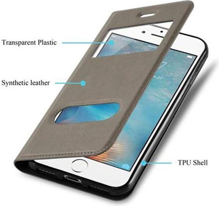 Actual product image Cadorabo Book with View double window cover (Apple iPhone 7 Plus, Apple iPhone 7s Plus)