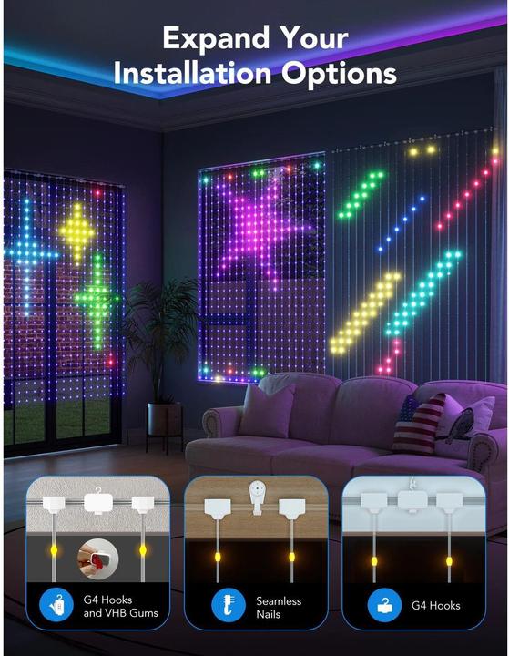 Produktbild Govee Lichtervorhang (2 m)
