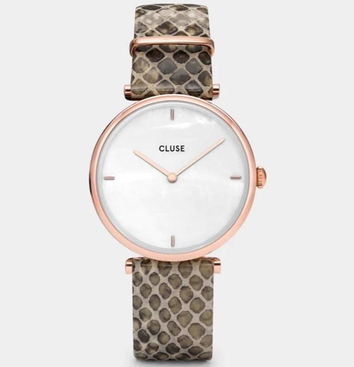 Image du produit Cluse Triomphe Rosé Python (Montre analogique, 33 mm)