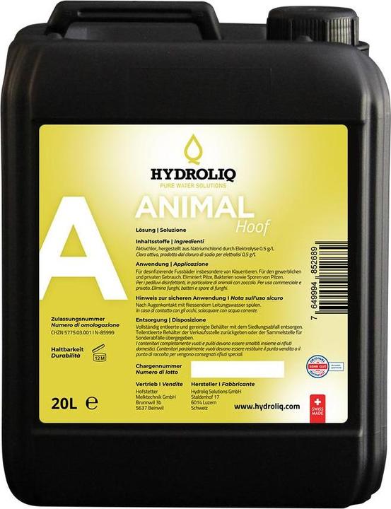 Actual product image Hydroliq AnimalHoof claw disinfectant (Dog, 20000 ml)