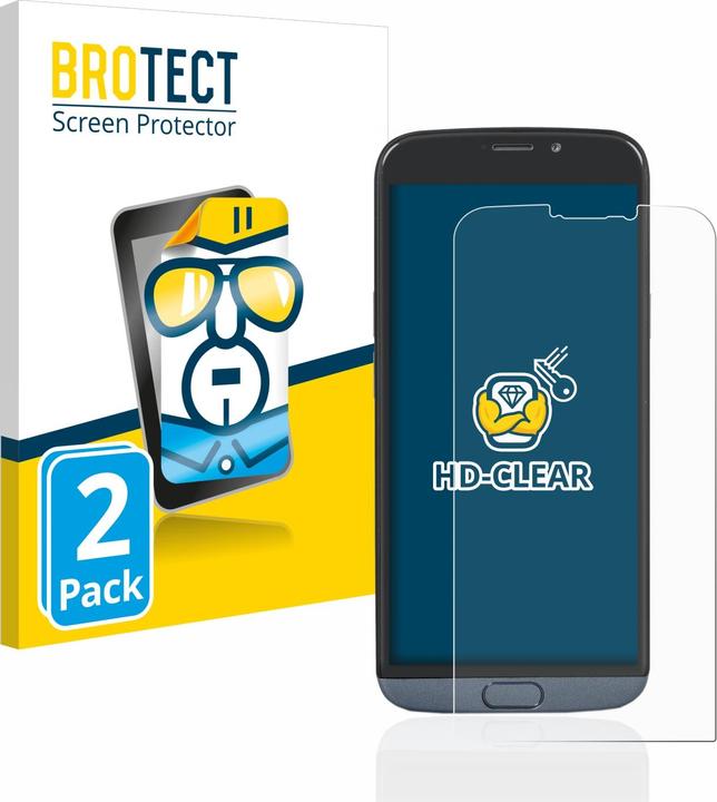 Actual product image BROTECT Screen Protector Clear (2 Piece, Doro 8050)