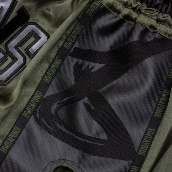 Actual product image 8Weapons 8 Weapons Muay Thai Shorts Carbon - Underworld (XXL)