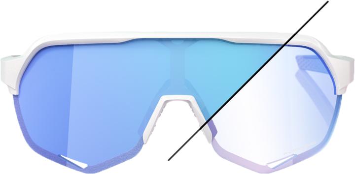 Produktbild 100% S2 LE - Bastille (Weiss, Blue Mirror Photochromic)
