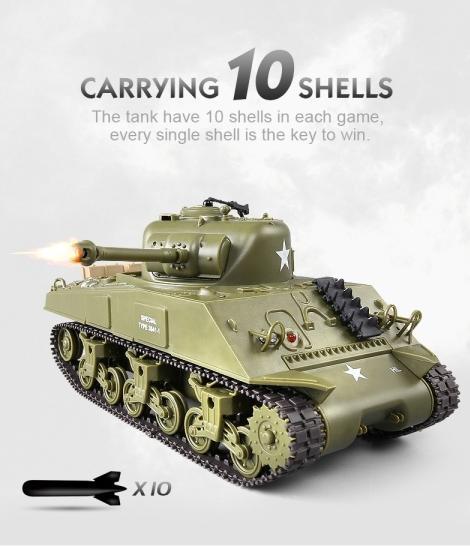 Actual product image Es-toys Heng Long RC Tank Battle Set of 2 1:30