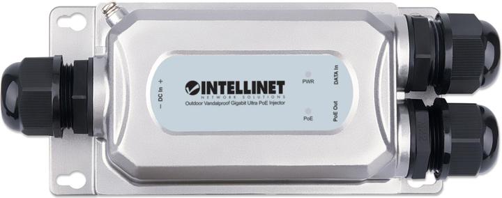 Image du produit Intellinet Injecteur Outdoor Gigabit Ultra PoE avec protection anti-vandalisme (802,3bt (PoE+++), 802,3at (PoE+), 802.3af (PoE), 60 W)