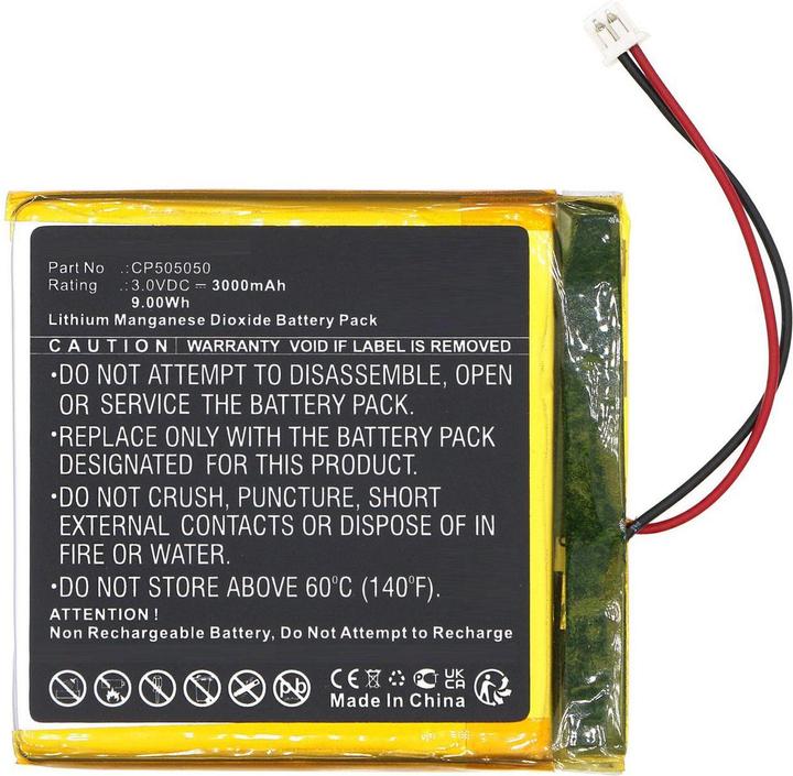 Produktbild CoreParts Battery 3.0V 3000mAh 9.00Wh (3000 mAh)