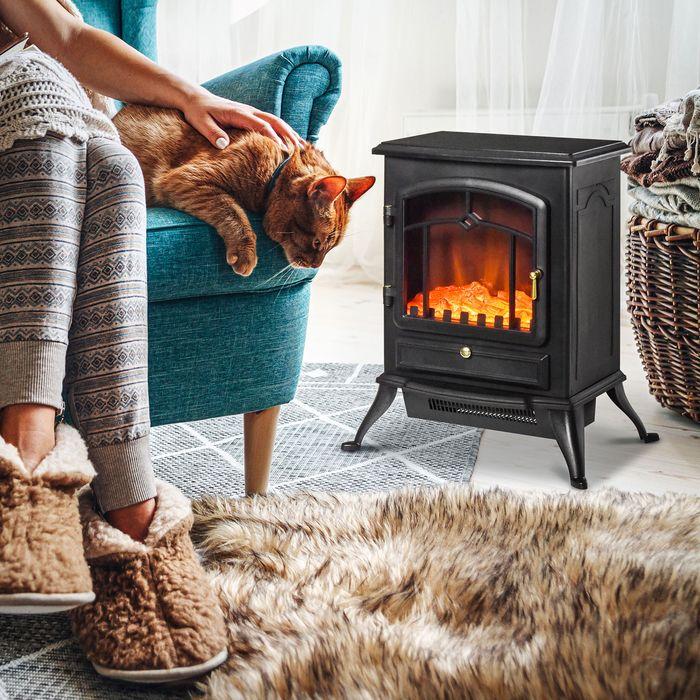 Immagine prodotto Homcom Caminetto elettrico (45 x 28 x 55 cm)