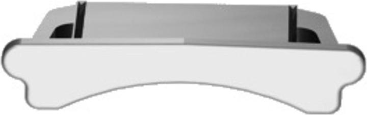 Actual product image Rehau Glider for end strips Metallic-Line