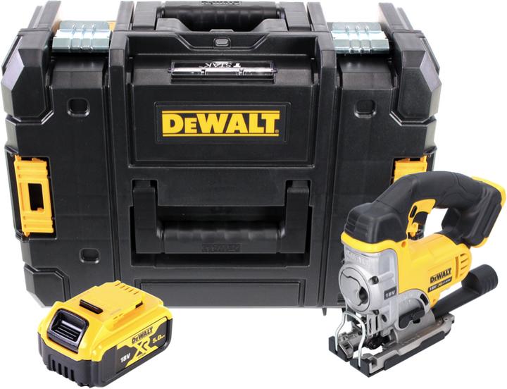Productafbeelding DeWalt DCS 331 NT accu decoupeerzaag 18 V + 1x accu 5,0 Ah + TSTAK - zonder lader