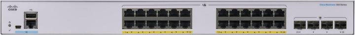 Image du produit Cisco PoE+ Switch CBS350-24P-4G-EU 28 Port (24 Ports)