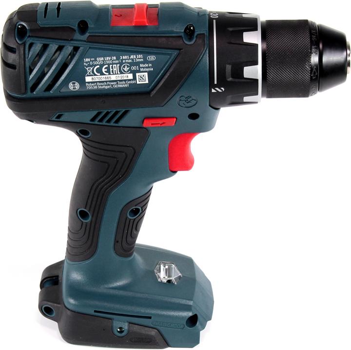 Actual product image Bosch Professional Bosch Gsr 18 V-28 Professional Drill Driver 18 V 63 Nm + 1x Battery 5.0 Ah - without Charger, withou (Rechargeable battery operated)