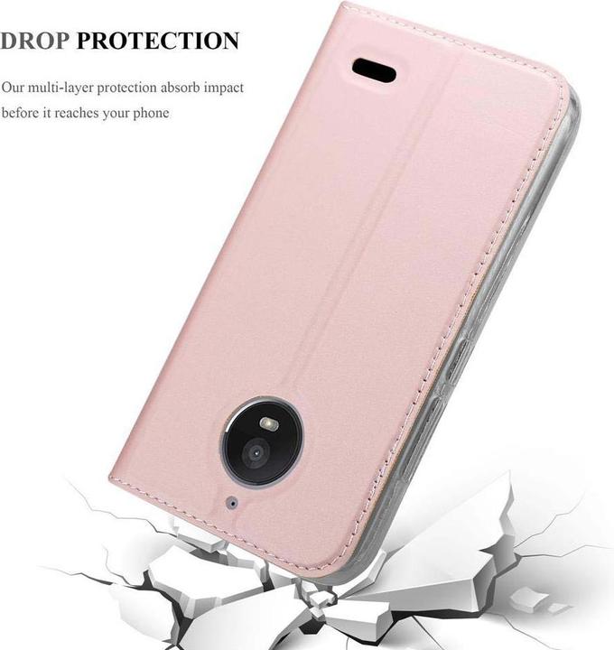 Produktbild Cadorabo Book Classy Style Cover (Motorola Moto E4)