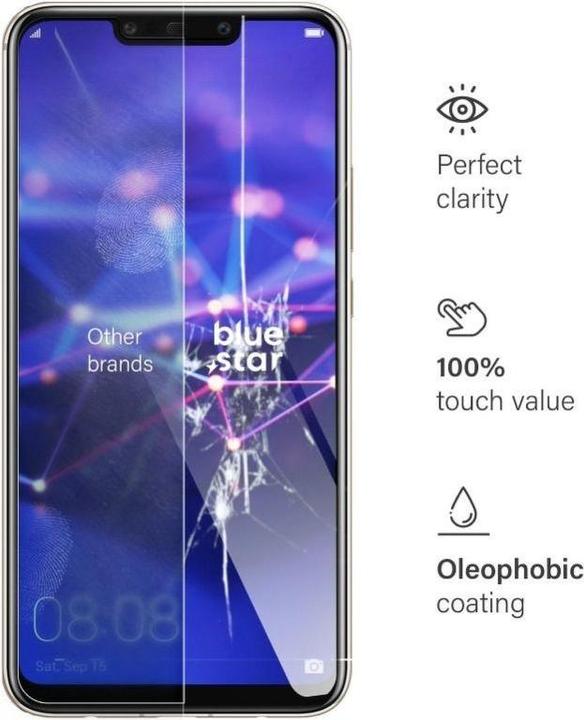 Actual product image BlueStar Tempered Glass (1 Piece, Mate 20 Lite)