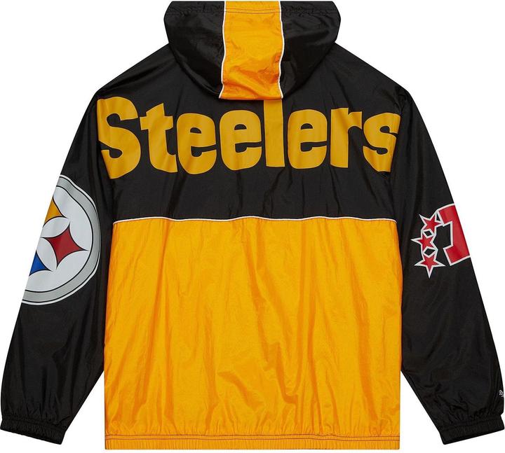Image du produit Mitchell & Ness M&N Windbreaker Anorak Veste - ORIGINS Pittsburgh Steelers (M)