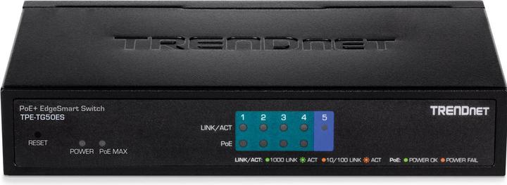Produktbild Trendnet TPE-TG50ES PoE+ Switch (5 Ports)