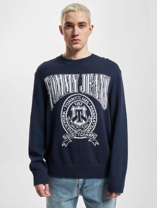 Immagine prodotto Tommy Hilfiger Tommy Jeans Maglione rilassato in maglia jacquard Varsity - 88647 (S)