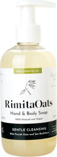 Produktbild Rimita Green Hand & Body Soap Basil Essential Oil (Flüssigseife, 250 ml)