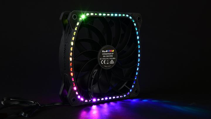 Actual product image Enermax Case fan SquARGB 3-pack (120 mm, 3 x)