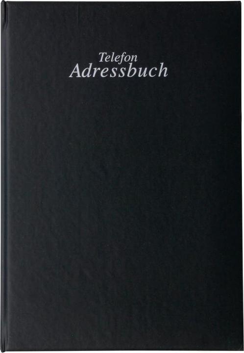 Actual product image Stylex Telephone Address Book A-Z black