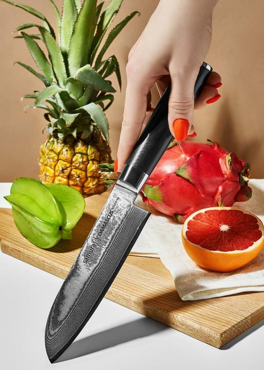 Actual product image Samura DAMASCUS Santoku knife (15 cm)