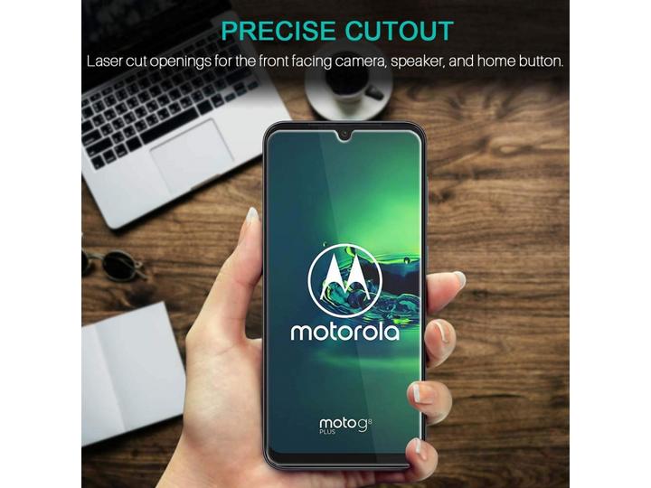 Immagine prodotto Screenguard Motorola Moto G8 Plus Pellicola protettiva in vetro Custodia Design amichevole (1 Pezzo/i, Motorola Moto G8 Plus)