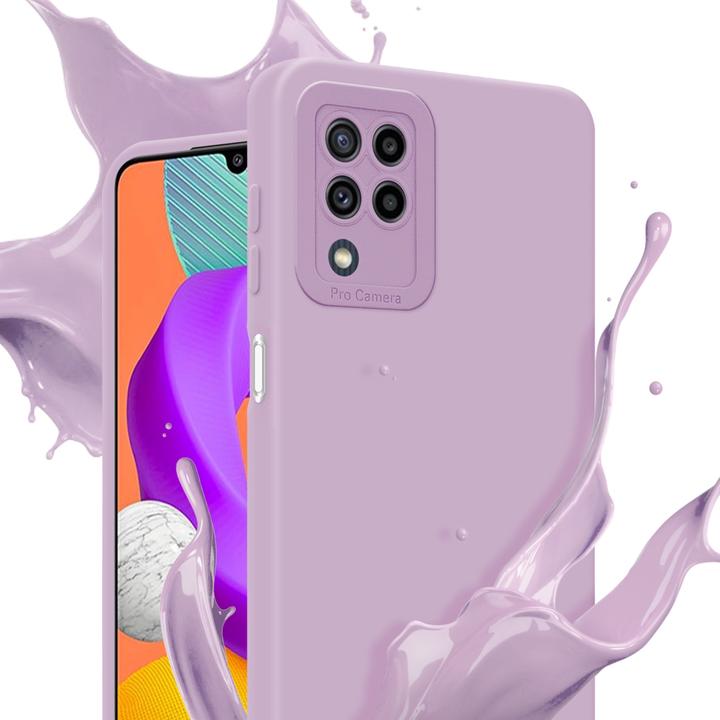 Productafbeelding Cadorabo Hoesje voor Samsung Galaxy M22 / M32 4G in TPU Fluid LM162 Style (Samsung Galaxy M22, Samsung Galaxy A32)