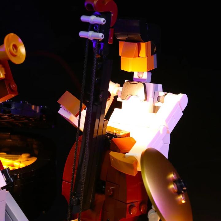 Produktbild BrickBling LED Licht Set für LEGO Jazz-Quartett (21334) inkl. Fernbedienung