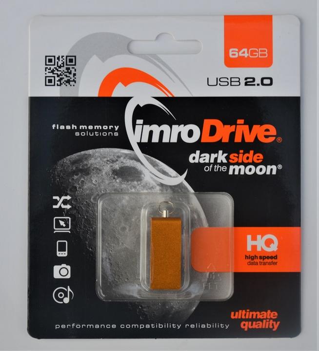Image du produit IMRO Clé USB EDGE/64G 64 Go USB type A 2.0 or (64 Go, USB-A)