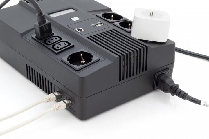 Immagine prodotto Assmann ALLINONE UPS 800VA/480W LED (800 VA, 480 W, Interattivo linea UPS)