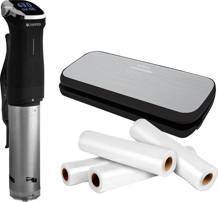 Image du produit Champion Emballage sous vide dans une machine sous vide Frais & 4 rouleaux