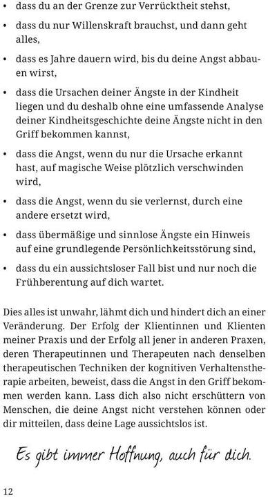 Nährwerte und Zutaten Ängste verstehen und überwinden (Deutsch, Doris Wolf, 2024)