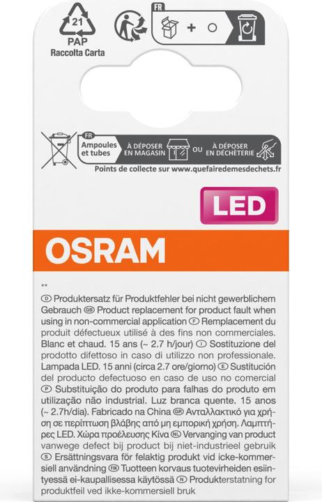 Actual product image Osram Led Star Mr16 (GU5.3, 2.90 W, 210 lm, 1 x, F)